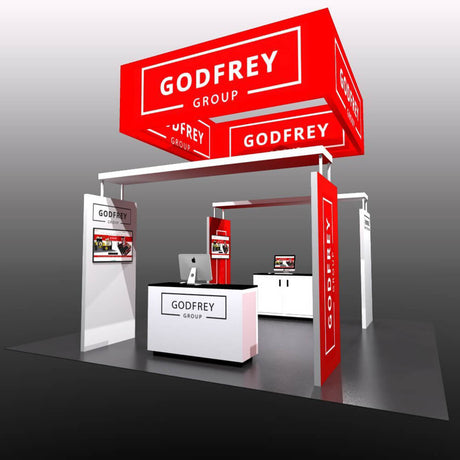 20' x 20' Trade Show Booths & Displays