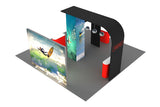 20 x 20 Backlit Exhibit Trade Show Package