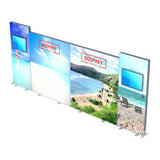 Four Piece Modular Backlit 10x20 Kit - Optional Monitor Mount(s)