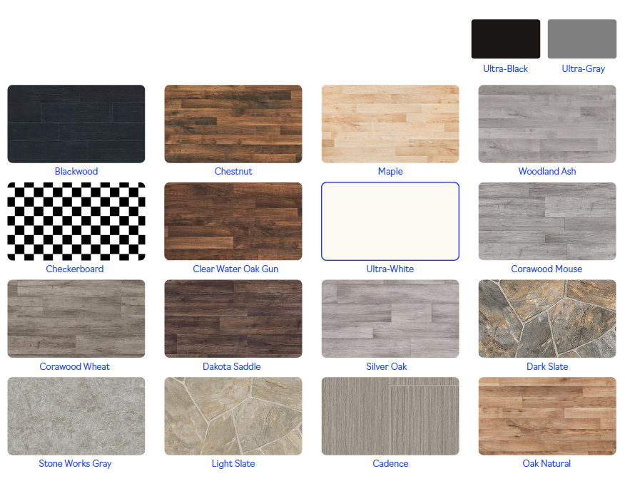 Portable 10' x 10' Vinyl Flooring Section