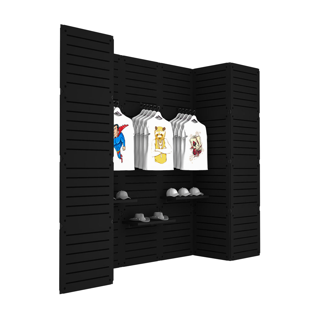 10’ U Shaped Slatwall Display