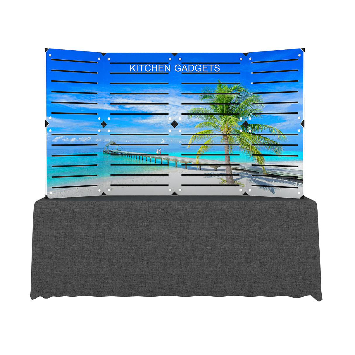 Printed Slatwall Table Top Display