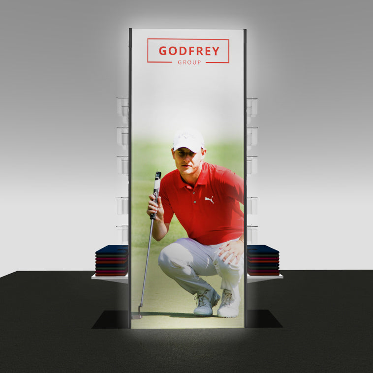 Merchandise/Shelf Display Column With Light Box(es)