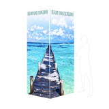 8'h Backlit Four Sided Tower, 3', 4', or 5'w Options - Godfrey Group