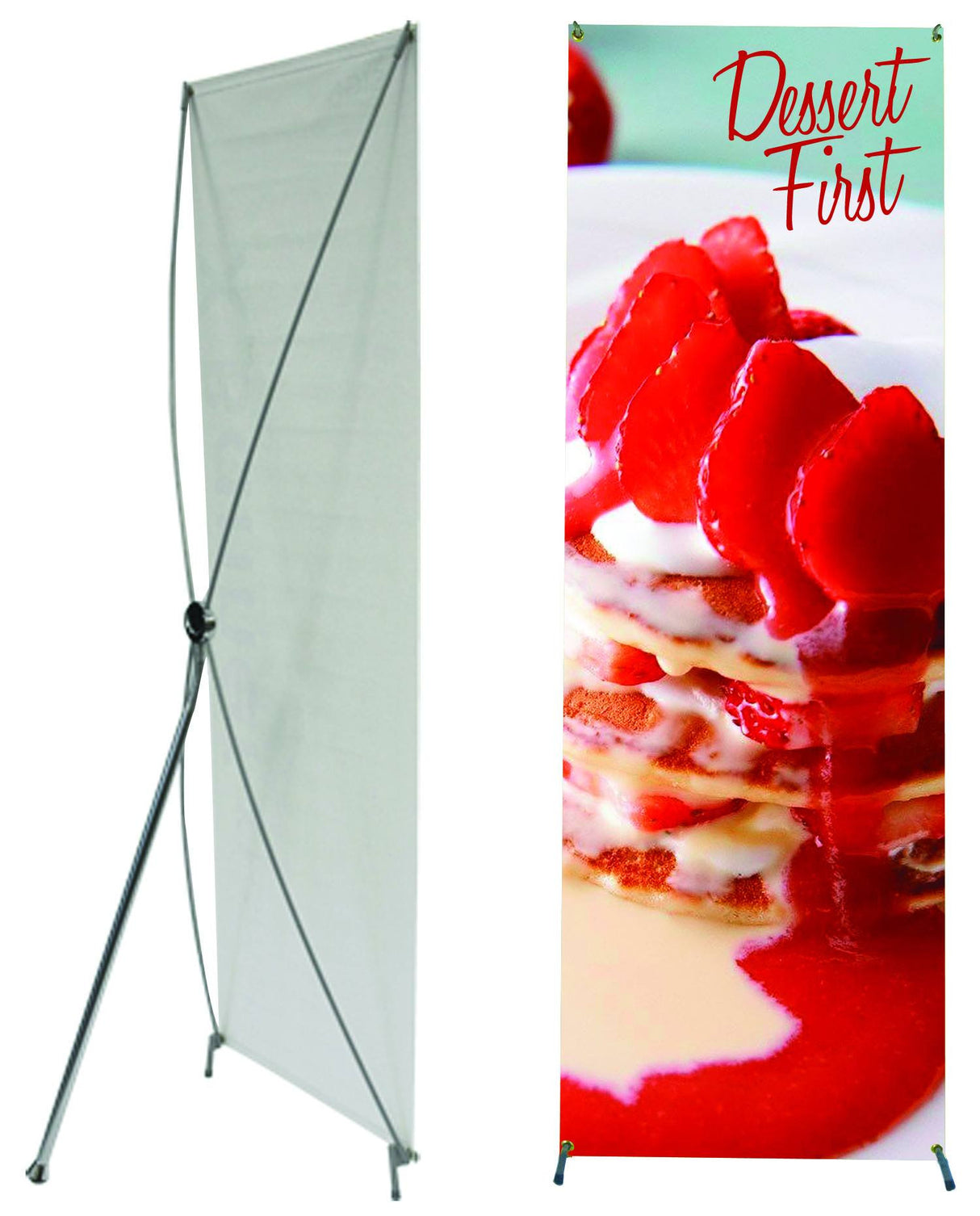 Tripod Banner Stand, 31".5"w x 79"h - Godfrey Group