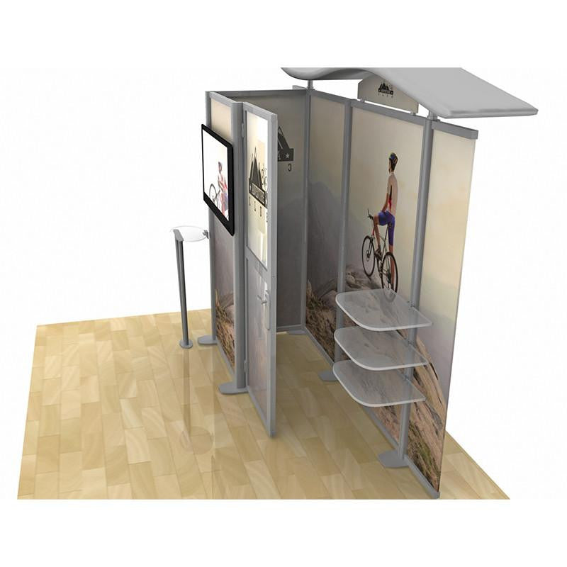 10' Modular Hybrid Display With Closet/Changing Room - Godfrey Group